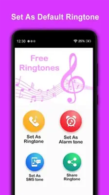 Free Music Ringtones android App screenshot 0