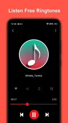 Free Music Ringtones android App screenshot 1