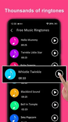 Free Music Ringtones android App screenshot 3